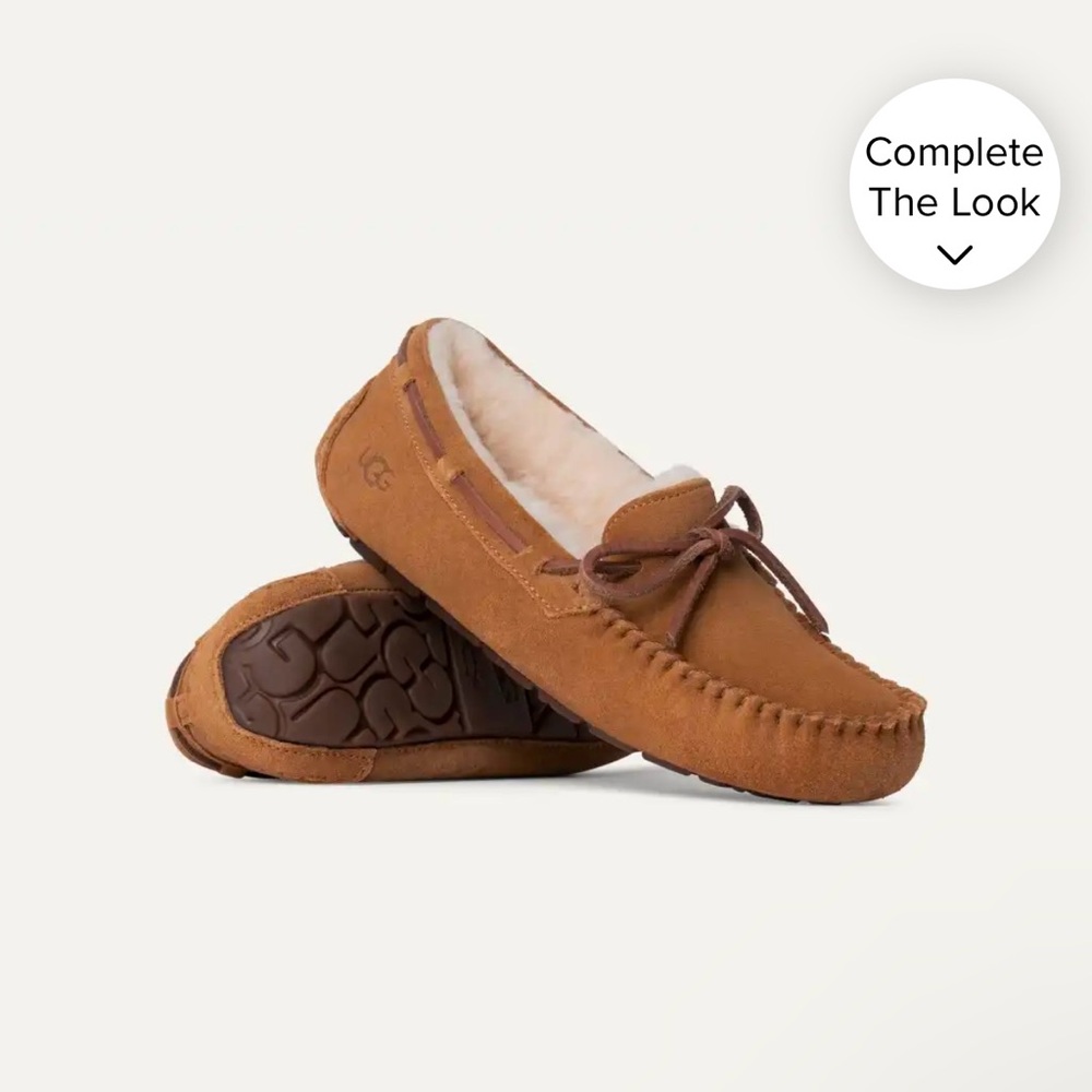 UGG Chesnut Suede Moccasin Slippers